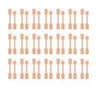 BUGUUYO 200pcs Kraft Paper Square Ring Price Tags with Adhesive Design for Displaying and Marking Necklaces and Bracelets, for DIY Crafts and Place Name Cards