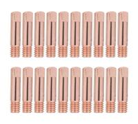 BUGUUYO 20pcs 0.03" Copper Contact Tip - 0.03" Replacement Welding Tip for MIG Welder - Welding Torch Nozzle Kit - Professional Wire Feeder Torch Accessories M6