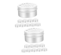 BUGUUYO 20pcs Aluminum Sniffle Box for Dog Scent Training Nose Training Scent Container for Engaging Pet Play and Storage
