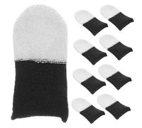 BUGUUYO 20pcs Breathable Sweat Gaming Finger Sleeves Ultra Thin Touchscreen Thumb Covers for Mobile Phones Tablets Snug Fit Comfortable Ventilated Material