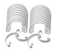 BUGUUYO 20pcs Cage Door Hook Multifunctional Door Hanger Spring Latches Hooks for Locks