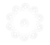 BUGUUYO 20pcs Disposable Dog Cat Bath Cap Pet Shower Caps for Small Pets Plastic Dog Ear Covers Cat Raincoat Gentle Bathing