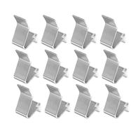 BUGUUYO 20Pcs Heavy Duty Metal Shelf Support Clips with 8Mm Thick S-Hook for Filing Cabinets Kitchen and Closet Cabinet Shelf Brackets Adjustable for and Bookcase Storage