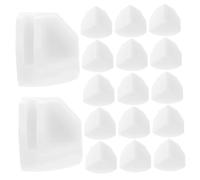 BUGUUYO 20pcs Plastic Grid Corner Connectors for Diy Projects Wire Cage Fasteners for Pet Cages and Cabinets Easy to Install Stable and Strong Assembly White Right Angle Clips