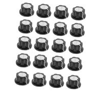 BUGUUYO 20pcs Potentiometer Control Knob Insert Shaft Knobs for Volume Control Rotate Button for Potentiometer Use in Electronics Projects