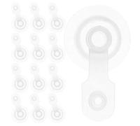 BUGUUYO 20pcs Quick Inflatable Swimming Ring Nozzles with Sealing Lid Plastic Air Valves for Swimming Rings and Air Mattresses Accessories
