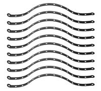 BUGUUYO 20pcs Slim Hanger Strips Closet Space Saving Hangers Non-slip Hanging Closet Organizer