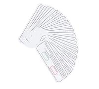 BUGUUYO 20pcs Uvc Test Cards Uv Light Detection Label Uvc Test Strips for Accurate Uv Detection for Indoor Identification and Energy Measurement