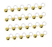 BUGUUYO 24pcs Replaceable Cat Bells Dog Bells Metal Pet Accessories for Festive Decoration for Pet Collars and Home Use