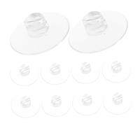 BUGUUYO 24pcs Tube Suction Cups Silicone Cord Organiser Wall Mount Cord Holder Stick Suction Cable Clips for Electronics