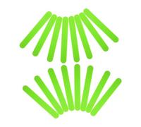 BUGUUYO 25pcs Green Plastic Tongue Depressors Multifunctional Stirring Sticks for Laboratory Use Pediatric Oral Care and Sample Spreading Reusable Spatulas