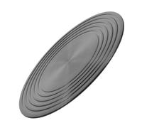 BUGUUYO 28cm x 4mm Aluminum Heat Diffuser Plate for Gas Stove Black Thermal Guide Stove Disk for Kitchen Cooking Accessories Heat Converter Metal Plate for Even Distribution