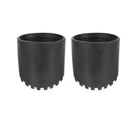 BUGUUYO 2Pcs 56Mm Non-Slip Rubber Ladder Feet Covers Ladder Foot Protectors with Anti-Skid Pads for Aluminum Retractable Stairs Replacement Round Leg Caps for Home and Apartment Use