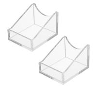 BUGUUYO 2pcs Acrylic Tilted Serum Stand Lab Organizer Rack for Reagent Bottles Multipurpose Chemical Holder with Stable Design for School Science Labs and Medical Research