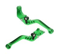 BUGUUYO 2pcs Aluminum Adjustable Motorcycle Brake Clutch Levers with Textured Grip Corrosion Resistant for Monkey Motorbike Safety and Performance Upgrade