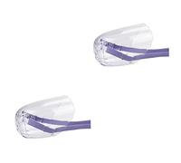 BUGUUYO 2pcs Bark Cat Muzzle for Grooming and Outdoor Use Breathable Mesh Design for Comfort and Safety Essential Pet Accessory to Prevent Biting and Chewing