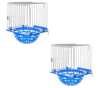 BUGUUYO 2pcs Bird Nest Hatching Tool for Birds Canary Nest Basin Practical Nesting Box for Finches Lovebirds Sparrows Convenient Breeding Hut for