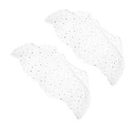 BUGUUYO 2pcs Birdcage Mesh Skirt Net with Elastic Edging for Indoor Cage Protection Transparent Lightweight Seed Catchers Prevent Food Debris and Dust Suitable for Parrot and Budgie Cages