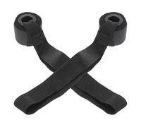 BUGUUYO 2pcs Black Door Anchor for Resistance Bands Heavy Duty Exercise Strap for Home Gym Resistance Equipment Elastic Band Attachment for Door Workout and Physical Training