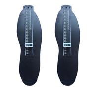BUGUUYO 2pcs Black Plastic Foot Measure Uk Adult Shoe Measuring Tool with Accurate Adult Shoe Size Measurement Easy to Use and Carry Foot Gauge before Heading the Store