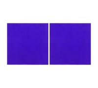 BUGUUYO 2pcs Blue Cobalt Glass Sheet - Flame Test Blue Glass for Lab Classroom Chemistry Experiment - High School Science Experiment Educational Tool Accessory