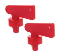 BUGUUYO 2pcs Car Battery Disconnect Switch Key for Power Control Kill Switch for Boat Truck Rv Automotive Power Cutoff and Isolation Compatible with Various Vehicles