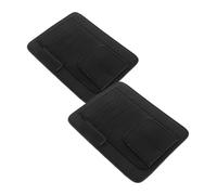 BUGUUYO 2pcs Car Sun Visor Organizer Clips Non Slip Sunglasses Holder with Strong Adhesion Space Saving Auto Interior Storage for Cards Documents Travel Essentials UV Protection for Truck