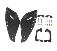 BUGUUYO 2pcs Carbon Fiber Motorbike Handguard Cover Windproof Brake Lever Protector for Motorcycles and Scooters Durable Fall Hand Shield Easy to Install Motorcycle Accessory Black