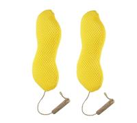 BUGUUYO 2pcs Catnip Toy for Cats Interactive Plush Chew Toys for Kittens Peanut Shape Material for Biting and Scratching Attracts Natural Catnip
