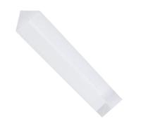 BUGUUYO 2pcs Crystal Optical Prism for Physics Teaching and Photography High Transparency Triangular Prism for Light Refraction Classroom Experiments Rainbow Effects Portable and Precise
