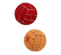 BUGUUYO 2pcs Dog Squeaky Chewing Toys Molar Toys for Puppies Interactive Sound Production Design for Teething Reducing Destructive Behavior