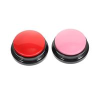 BUGUUYO 2pcs Dog Training Aids Interactive Pet Toys Dog Buttons for Mental Stimulation Training Behaviour Aids