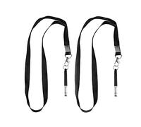 BUGUUYO 2pcs Dog Whistle Lanyard for Training Control Barking Pet Whistle for Chihuahua Miniature Pinscher Schnauzer