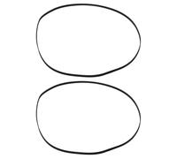 BUGUUYO 2pcs Essential Turntable Drive Belt Replacement Belt Rubber Flat Tape Machine Repair Accessories for Cassette Player and Audio Equipment with Precision Manufacturing and Easy