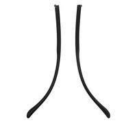 BUGUUYO 2Pcs Eyeglass Replacement Temples Arms 5Mm Width Metal Glasses Legs with Screws and Screwdriver Repair Kit for Spectacles Frame Maintenance