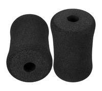 BUGUUYO 2pcs Foam Foot Pads Replacement for Gym Equipment Roller Pad Covers for Sit-up Boards and Multi-gym Machines Soft Protective Sponge Sleeves Inner