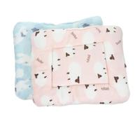 BUGUUYO 2pcs for Small Animals Thickened Warm Guinea Pig Blanket for Cozy Fleece Bedding for and Small Pets Sheep Bear