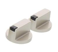 BUGUUYO 2pcs Gas Stove Knobs Switch Burner Control Knobs Replacement Metal Cooktop Oven Range