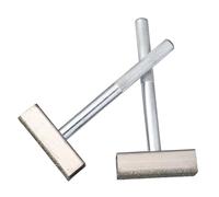BUGUUYO 2pcs Grinding Wheel Dresser Tool Alloy Silver Nice Texture Restores Peak Performance and Removes Debris for Grinding
