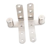 BUGUUYO 2pcs Heavy Duty Cabinet Hinges Concealed Rotating Pivot for Home Cupboard Doors and Windows Easy Install Bearing Hardware
