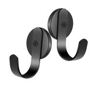 BUGUUYO 2pcs Heavy Duty Magnetic Wreath Hanger with Strong Coat Hooks for Christmas Decorations Secure Grip for Metal Front Doors Refrigerators Cruise Cabins Grill and Indoor Outdoor Use