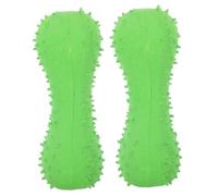 BUGUUYO 2pcs Interactive Dog Squeaky Toys for Puppies Chew Toys Sound Device Brightly Colored Molar for Chewing and Playing Safe Pet