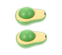 BUGUUYO 2pcs Kitten Catnip Ball Toys Adorable Cat Molar Playthings Interactive Cartoon Avocado Shaped Toy for Kitten Plaything at Home