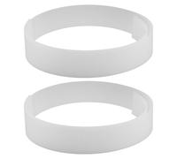 BUGUUYO 2pcs LED Strip Light Diffuser Acrylic Diffusion Panel for Residential and Architectural Spaces, Flexible Light Diffuser Sheet Adapting to Curved or Uneven Surfaces, White Optical
