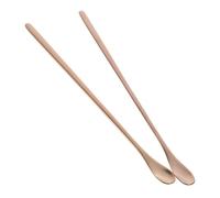 BUGUUYO 2pcs Long Handle Lizard Feeding Scoop for Bearded Dragons Crested Geckos and Small Animals Durable Comfortable Design for Efficient Pet Care
