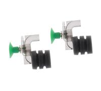 BUGUUYO 2pcs Mini Air Driven Biochemical Filter for Aquariums Sponge Filter for Fish Tank Oxygenation and Circulation for Breeding and Secondary Filtration Efficient Mechanical Waste