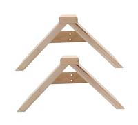 BUGUUYO 2pcs Natural Wood Pigeon Rest Stand and Parrot Perch Lightweight and Pet Perch for Doves Pigeons and Other Birds for Comfortable Relaxation and Playtime