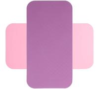 BUGUUYO 2pcs Non-slip Yoga Knee Pad Thickened Tpe Cushion for Kneeling Protection and Elbow Comfortable Fitness Mat for Yoga Pilates Sports Deep Purple and Princess Pink