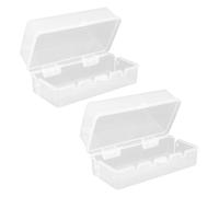 BUGUUYO 2pcs Outdoor Electrical Box with Transparent Lid Weatherproof Cable Protector and Power Cord Plug Cover for Garden Extension Cord Outlet Safety Guard Weather-resistant Material