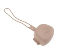 BUGUUYO 2pcs Portable Pacifier Holder Food-Grade Silicone Organizer Cartoon Dog Design for Diaper Bag Accessories Storage for Pacifiers